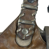 Chloe Vintage Brown Leather Silverado Shoulder Bag