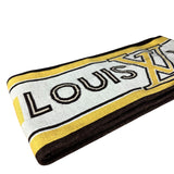 Louis Vuitton LV Essential Logo Scarf Yellow Wool
