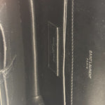 Saint Laurent Black Embossed Babylon Cross Body