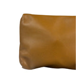 Longchamp Camel Leather Cosmetic Pouch