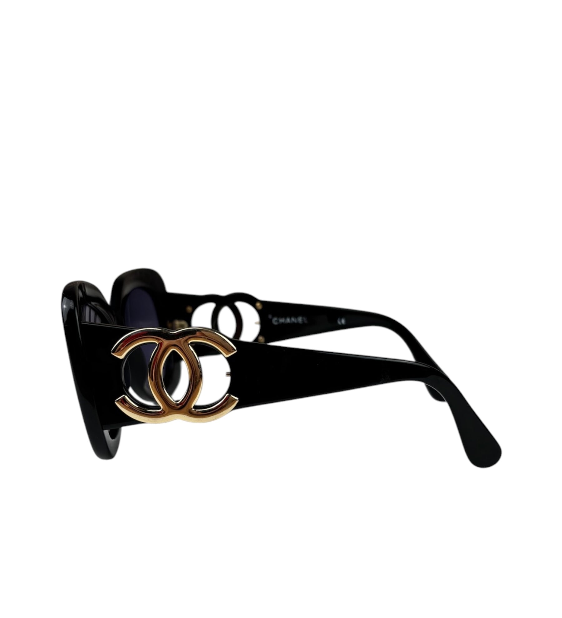 Chanel Black Oversized Sunglasses