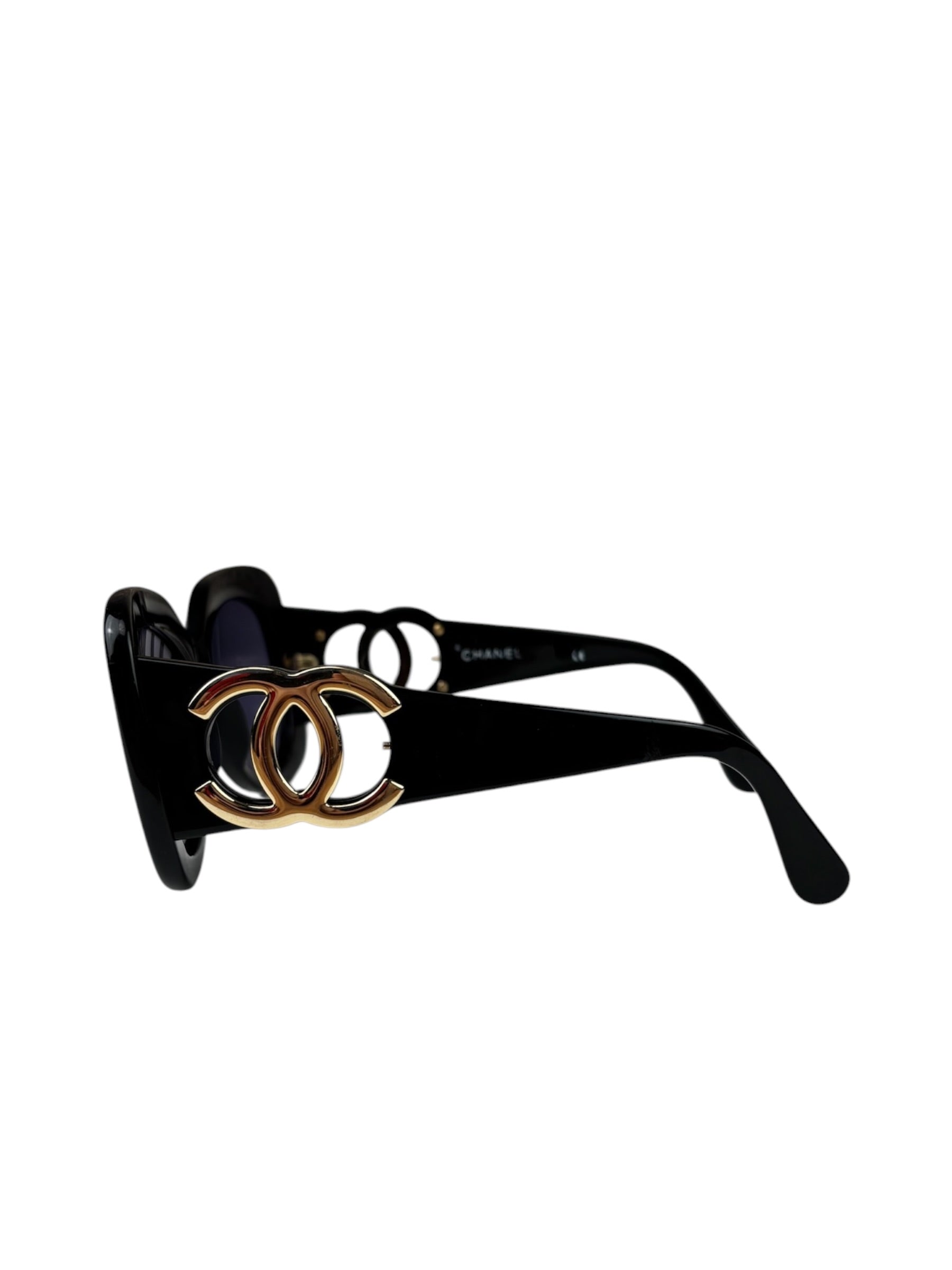 Chanel Black Oversized Sunglasses