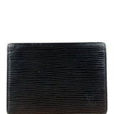 Louis Vuitton Black Epi Leather ID Holder