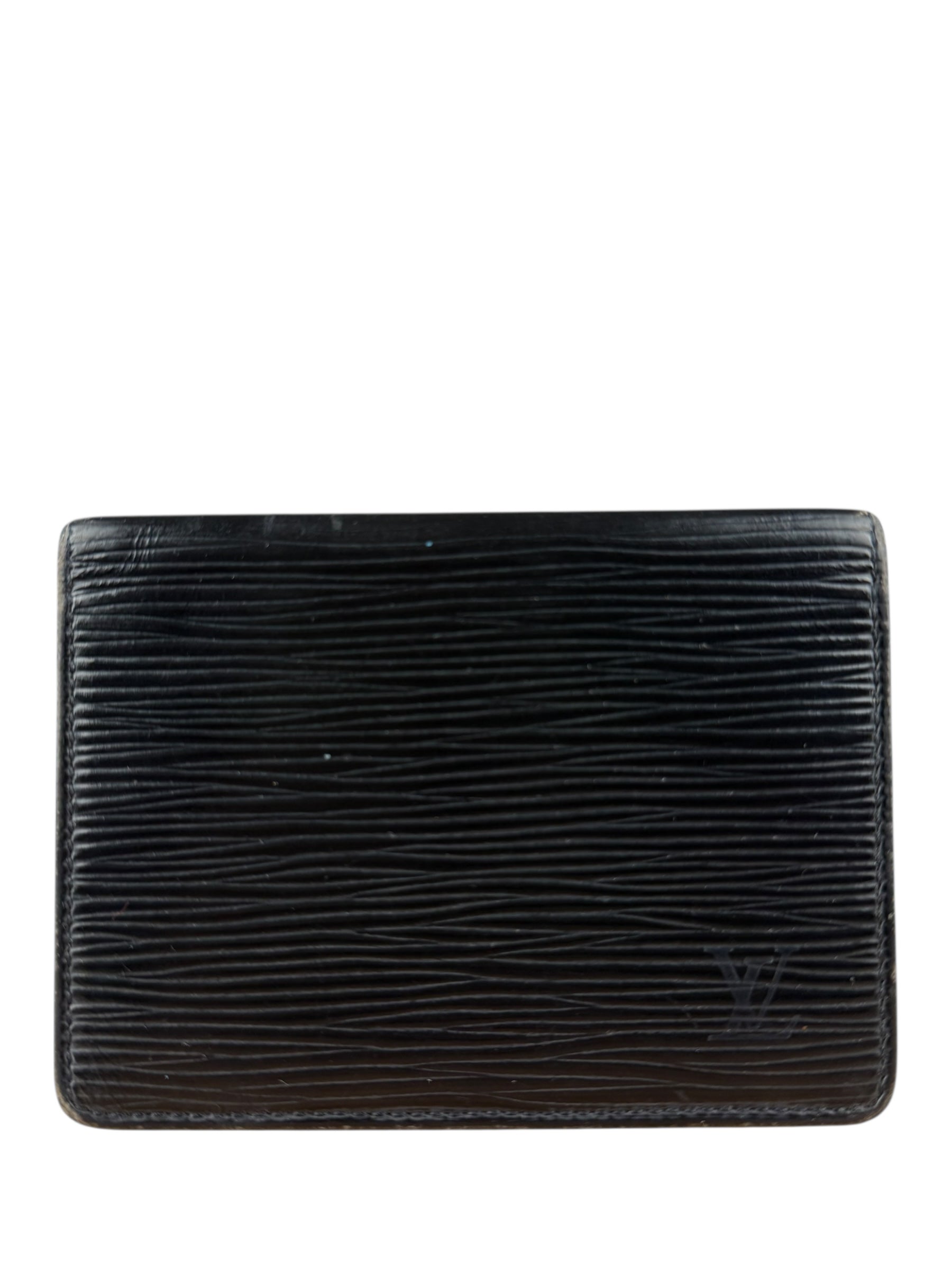 Louis Vuitton Black Epi Leather ID Holder