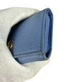Gucci Blue Leather Marmont Card Case Wallet