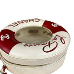 Chanel Limited Edition Lifesaver Round Crossbody Red
