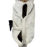 Burberry White Leather Bamboo Cinch Tote