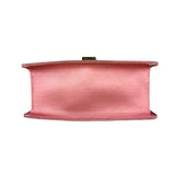 Gucci Sylvie Pink Mini Satin Embellished 2Way Handbag