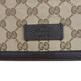 Gucci GG Canvas Print Flap Messenger Bag