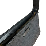 Gucci Vintage GG Black Canvas Pochette