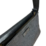Gucci Vintage GG Black Canvas Pochette