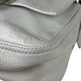 Fendi White Leather Baguette