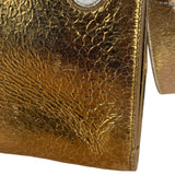 Christian Dior Diorever Gold Leather 2Way Handbag