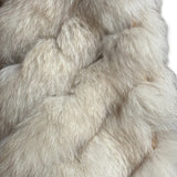 Motomachi Yamaoka Leather Trim Fox Fur Coat
