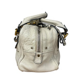 Chloé Ivory Leather Mini Paddington Handbag