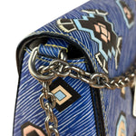Louis Vuitton Blue Aztec Epi Leather Twist MM Bag