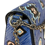Louis Vuitton Blue Aztec Epi Leather Twist MM Bag