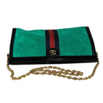 Gucci Suede Web Ophidia Chain Shoulder Bag