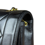 Chanel CC Diana Flap Bag Black 1994