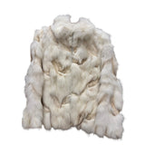 Vintage Peach John Light Ivory Tones Satin Lining Fur Coat