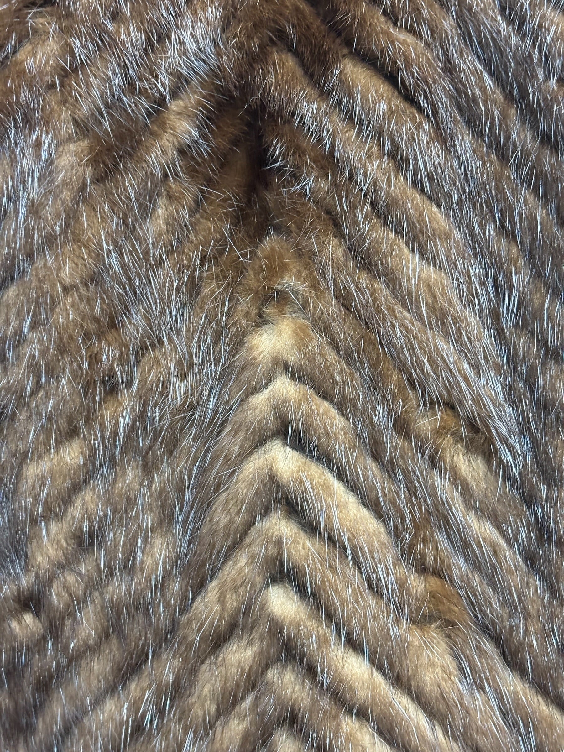 Vintage Brown Mink Fur Coat