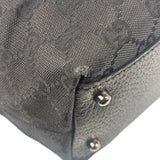 Gucci Black GG Canvas Monogram Hand Bag