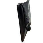 Salvatore Ferragamo Black Leather Clutch