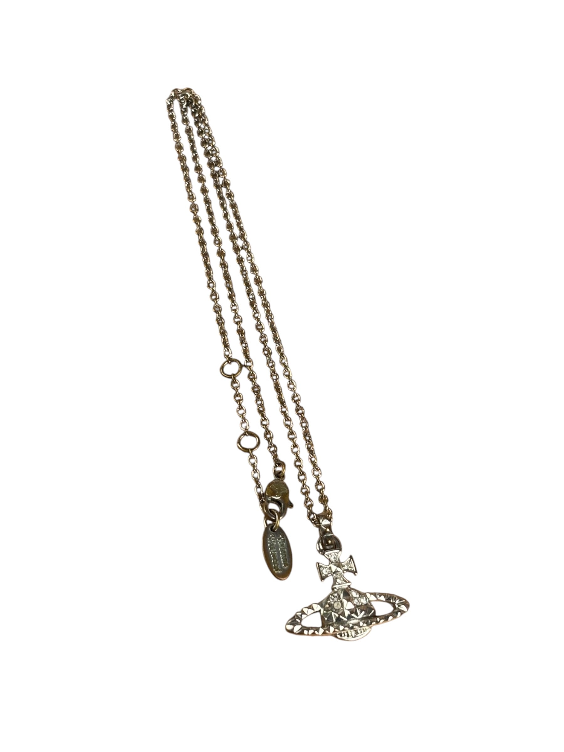 Vivienne Westwood Mini Bas Relief Sovereign Orb Pendant Necklace