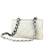 Chanel Classique White Quilted Leather Flap Bag 2001