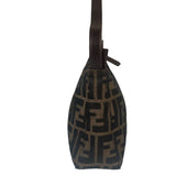 Fendi Leather Trim Zucca Pochette