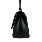 Balenciaga Black Leather Hourglass XS 2Way Handbag