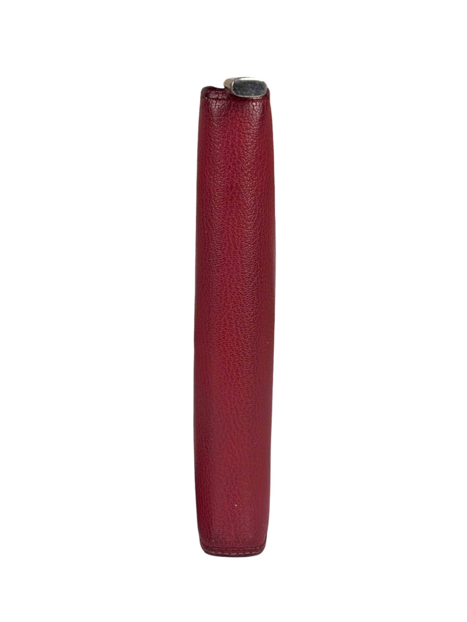 Loewe Pink Leather Anagram Long Wallet
