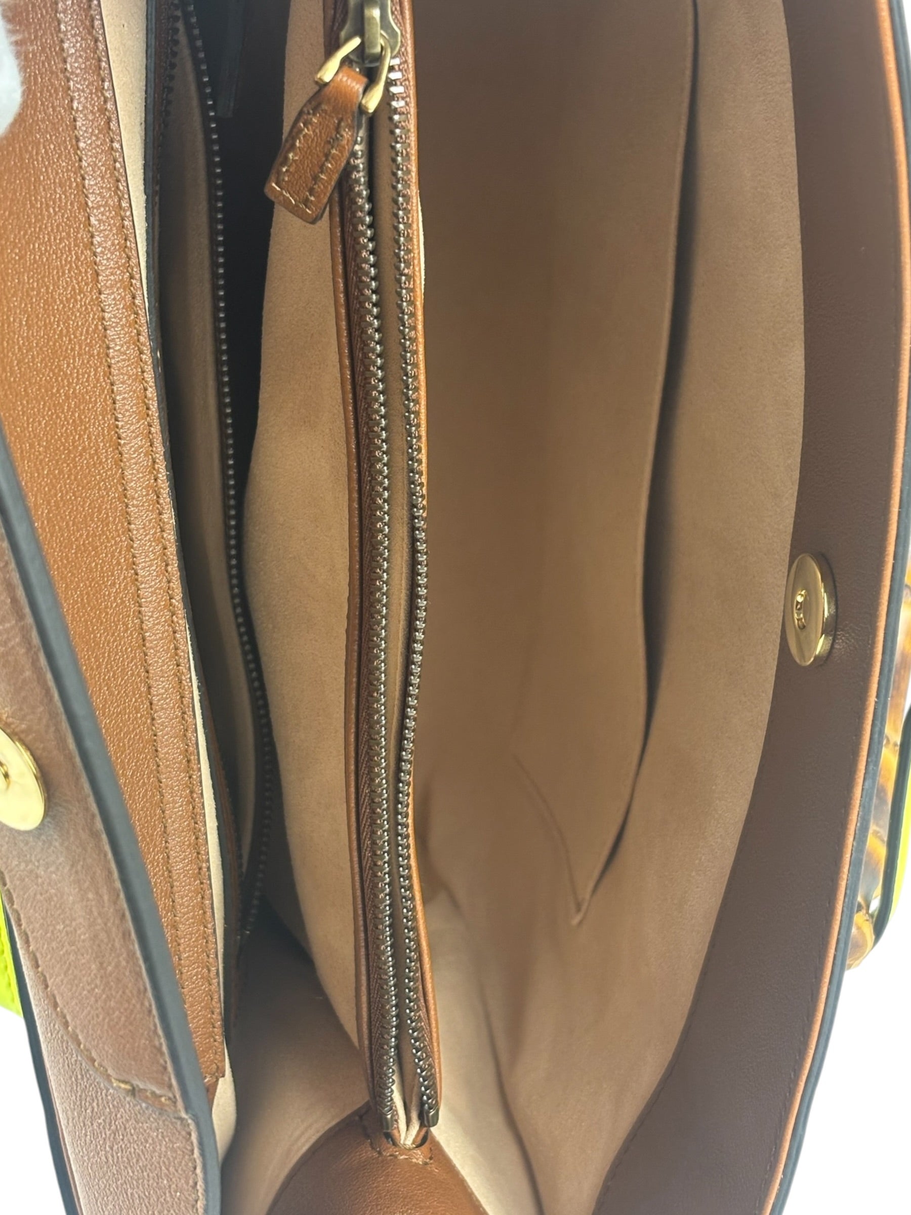 Gucci Diana Large Brown Tote Bamboo Handles