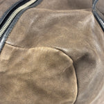Celine Brown/Black Leather Bowling Bag