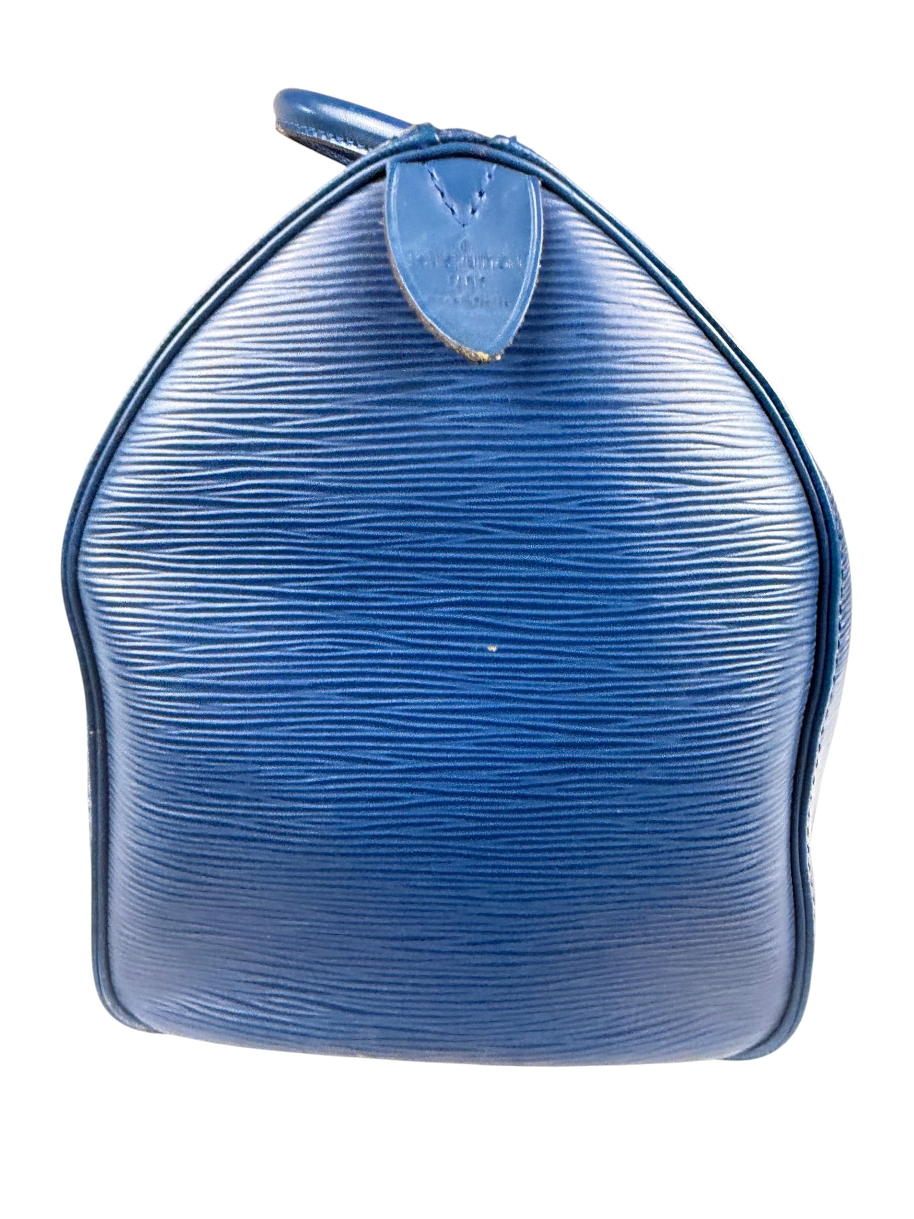 Louis Vuitton Blue Epi Leather Speedy 30