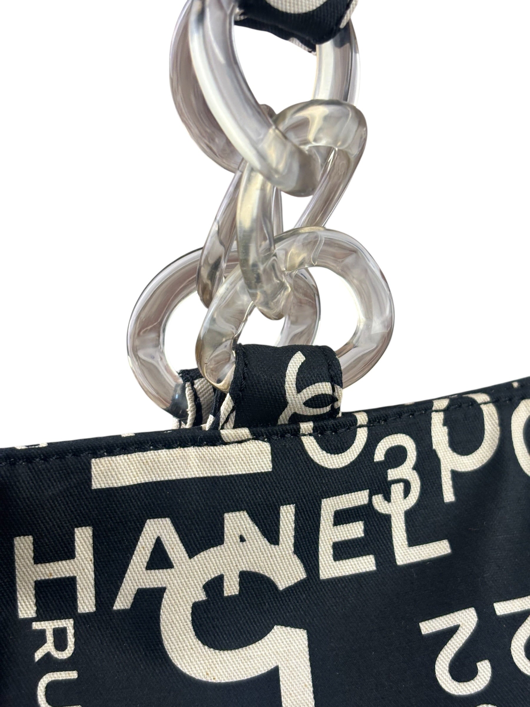 Chanel Black 31 Rue Cambon By Sea Line Tote 2002