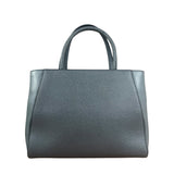 Fendi Grey Leather 2Jours Tote/Hand Bag