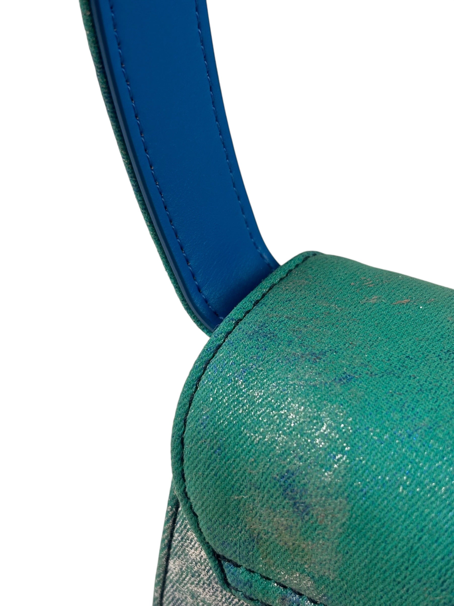 Diesel Blue Iridescent 1DR Shoulder Bag