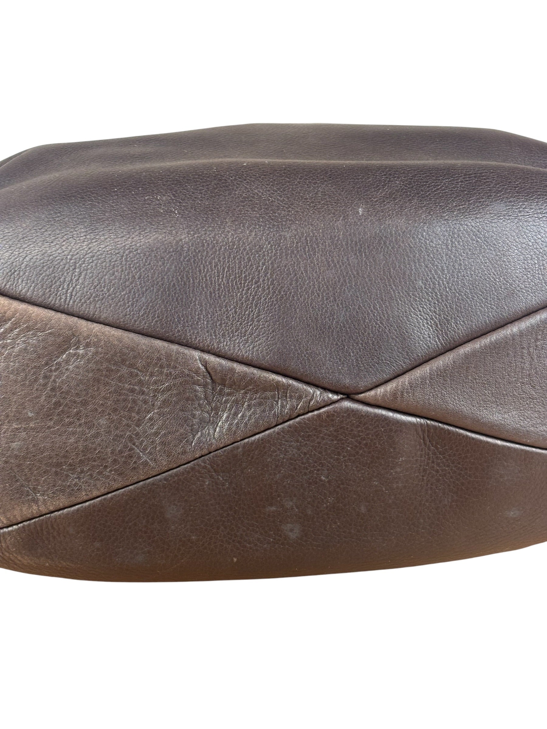 Ferragamo Vintage Brown Leather Hobo Bag