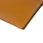 Kenzo Brown Leather Bi-Fold Long Wallet