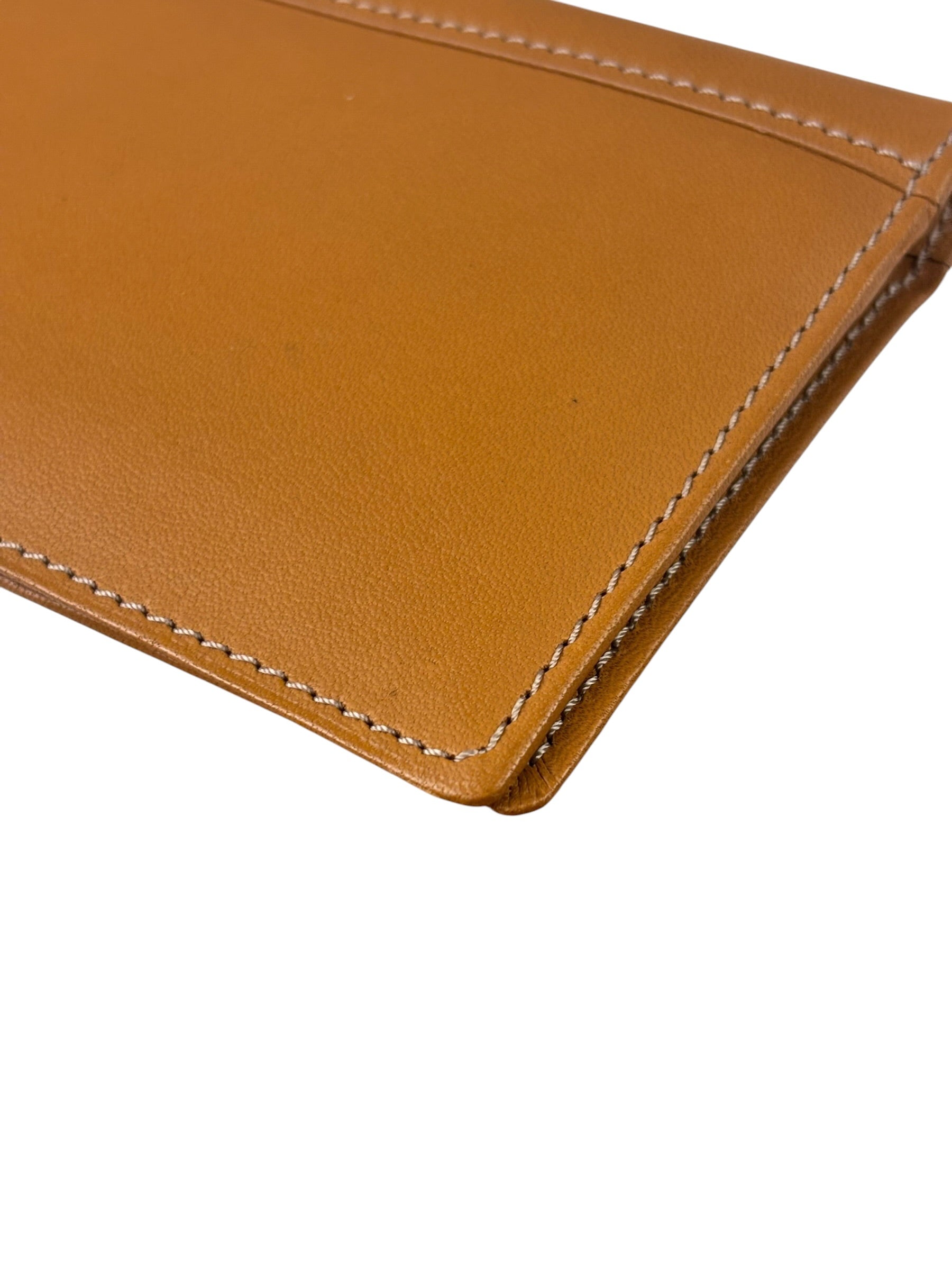 Kenzo Brown Leather Bi-Fold Long Wallet