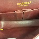 Chanel Black Quilted Leather Classic Medium Double Flap Bag 2014
