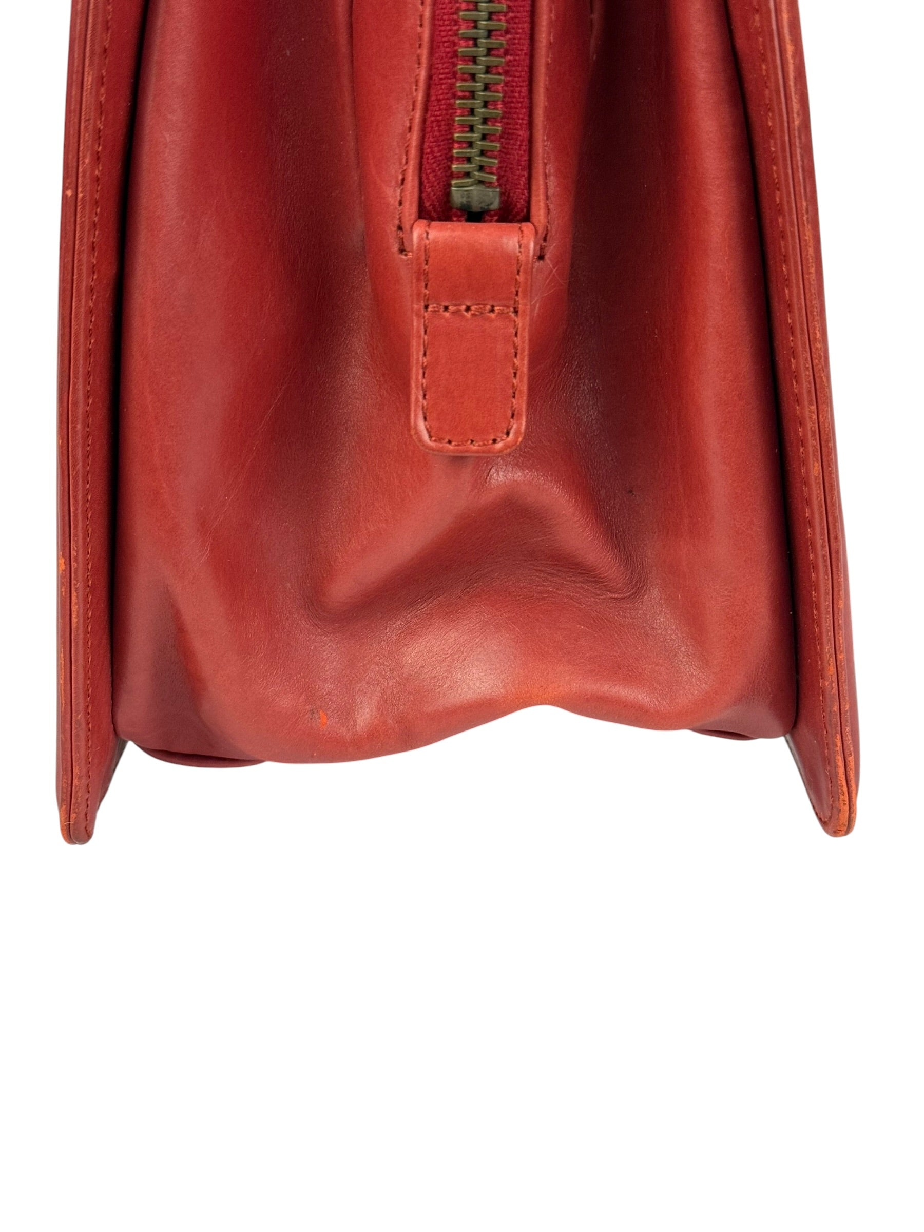 Chanel Red Leather Large Jetsetter Boy 2Way Handbag 2011