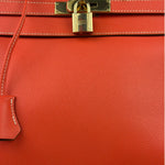 Hermes Coral-Red Epson Casaque Togo Kelly 32