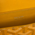 Goyard Mini Goyardine Soft Saigon Top Handle Bag Yellow