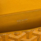 Goyard Mini Goyardine Soft Saigon Top Handle Bag Yellow