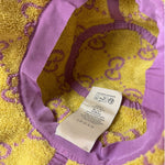 Gucci Pink/Yellow GG  Small Terry Bucket Hat