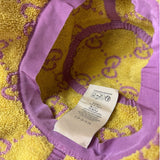 Gucci Pink/Yellow GG  Small Terry Bucket Hat