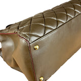 Chanel CC Brown Quilted Leather Perfect Edge Tote 2012