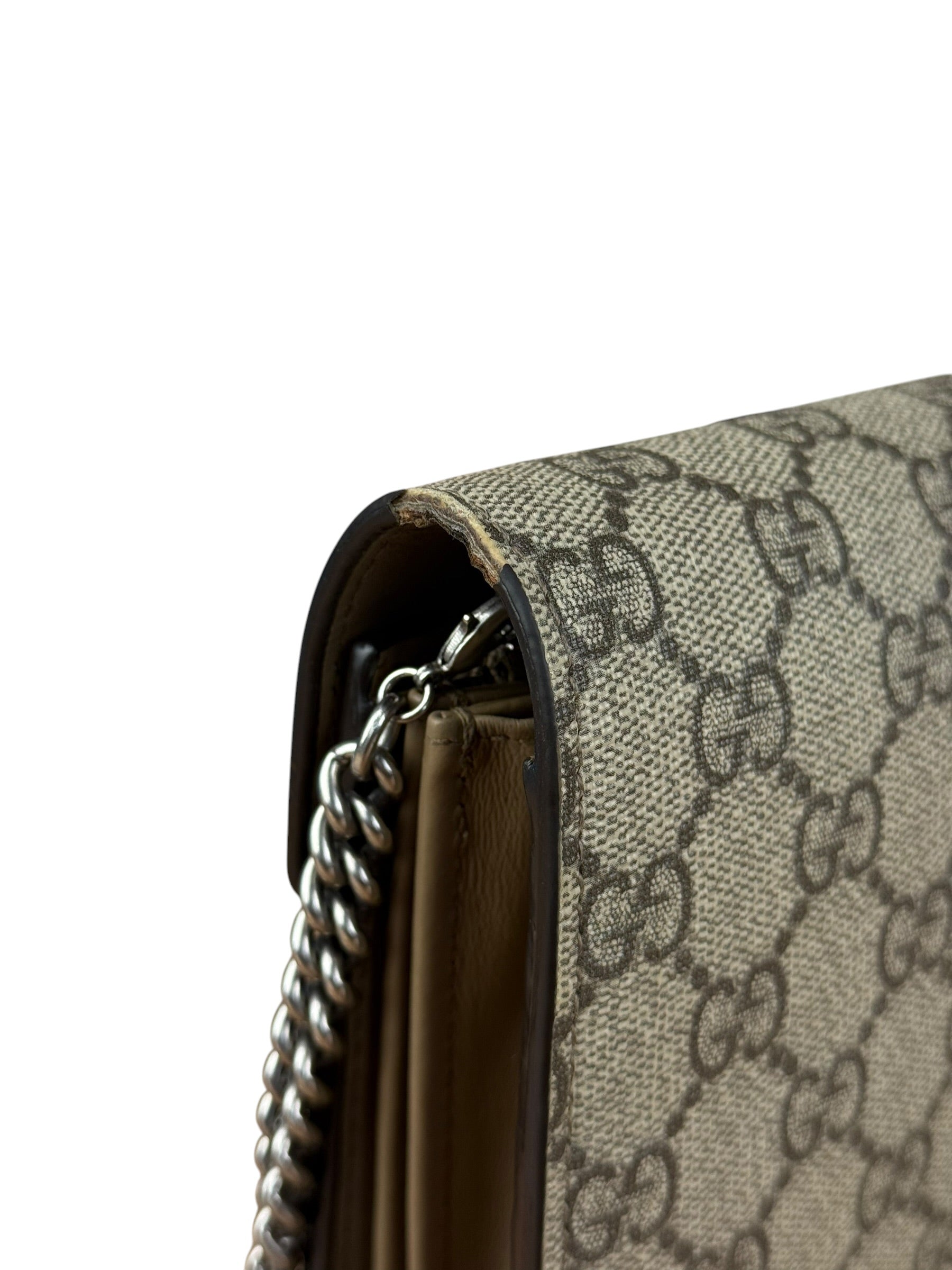 Gucci GG Supreme Canvas Dionysus Wallet Crossbody